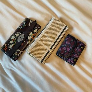 Lot of three wallets